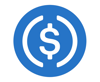 USDC logo with white background