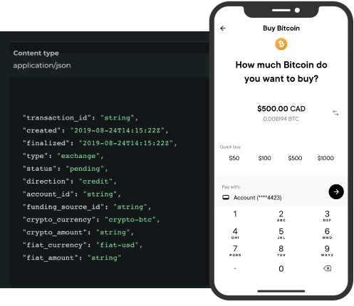 embedded crypto api and sdks